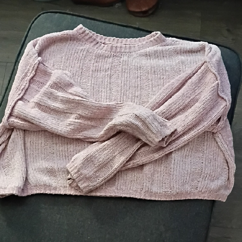 Arizona Jean Company Lightweight Crewneck Sweater - Light Pink